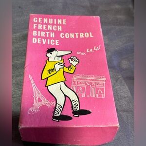 Vintage Franko American Novelty Gift Genuine French Birth Control Device 1969